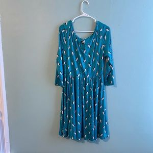Lindy Bop puffin dress in size 8